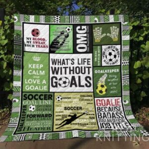 Goals Men Quilt Blanket  Quilt